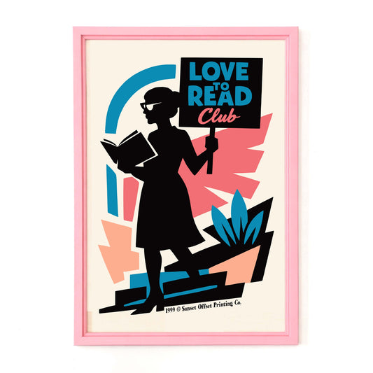 1999 Love to Read Club Poster