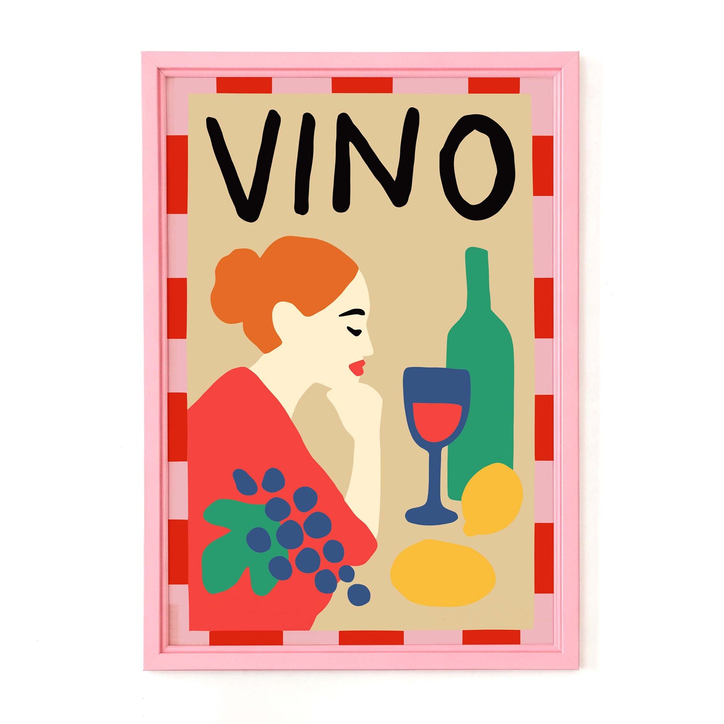 Vino Wine Wall Poster