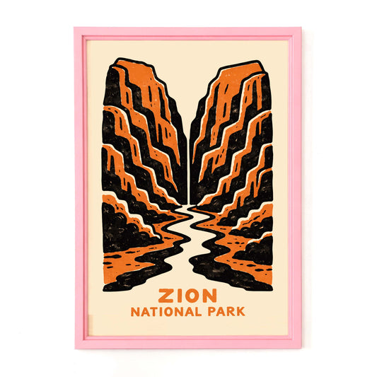 Zion National Park Poster Print