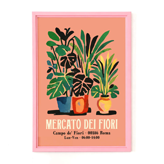 Mercato Dei Fiori Poster Print