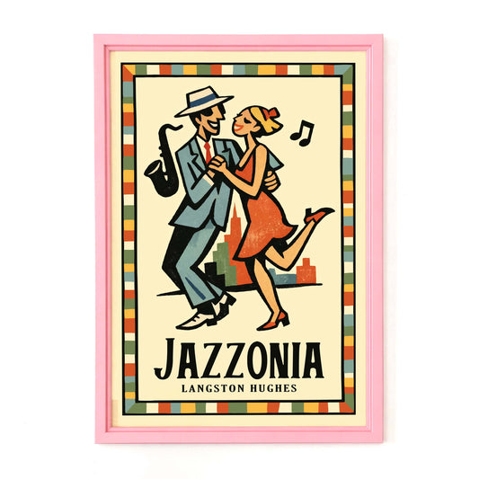 Jazzonia Dancing Couple Poster Print