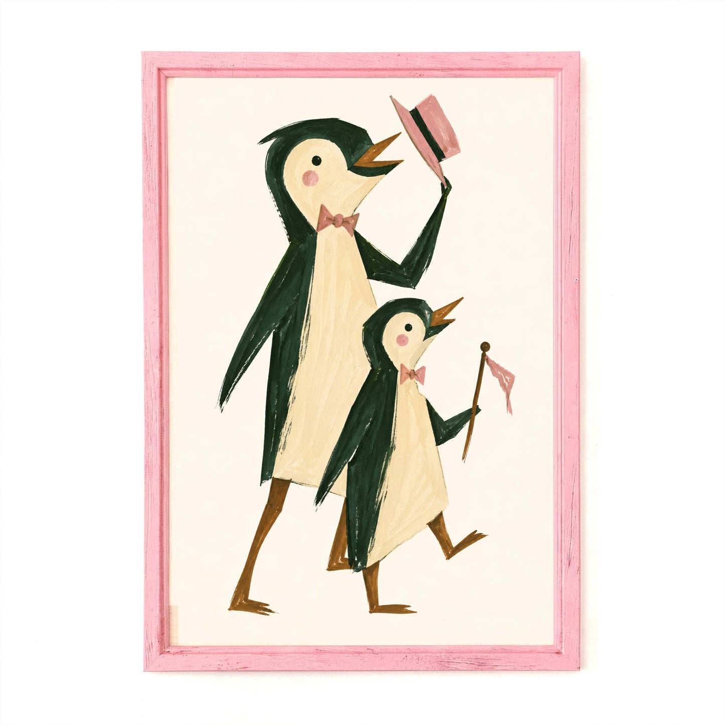 Cute Penguins Wall Print