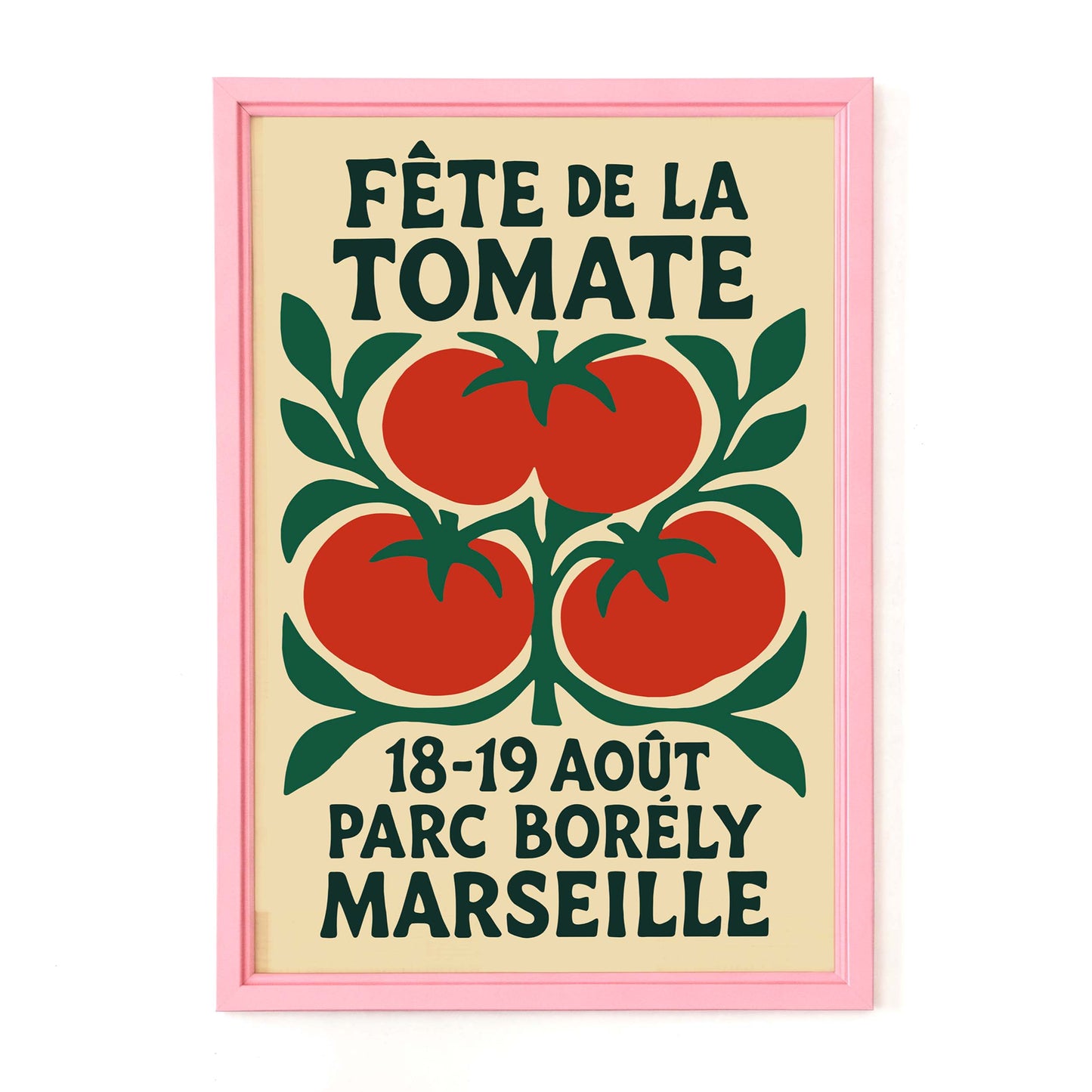Tomato Festival Poster Wall Art