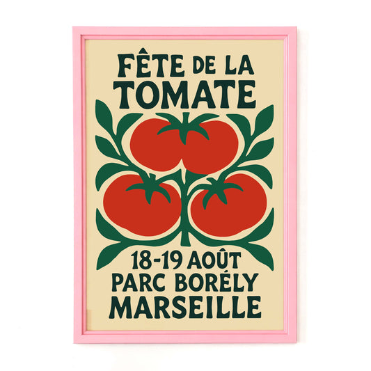 Tomato Festival Poster Wall Art