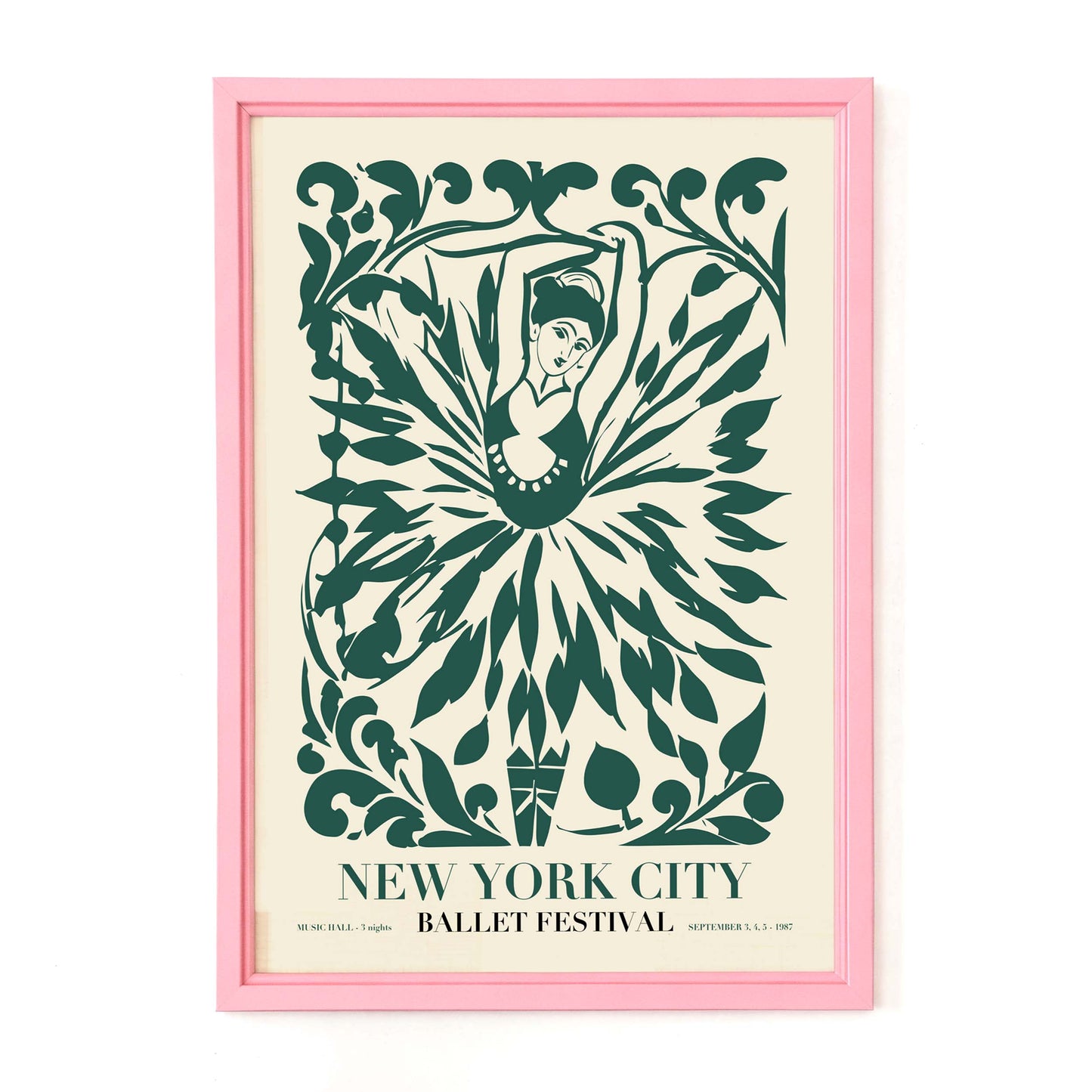 New York City Ballet Festival Poster