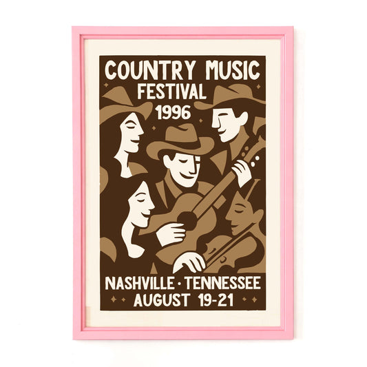Country Music Festival Nashville Poster