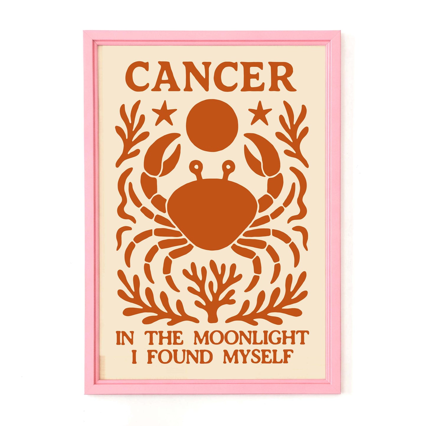 Cancer Zodiac Crab Poster