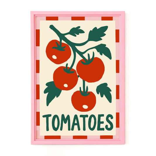 Tomatoes Kitchen Poster Art Print