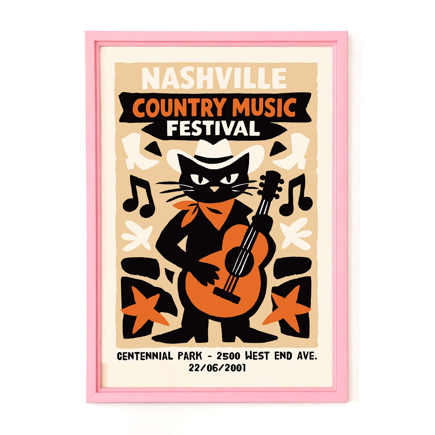 Nashville Country Guitar Festival Poster
