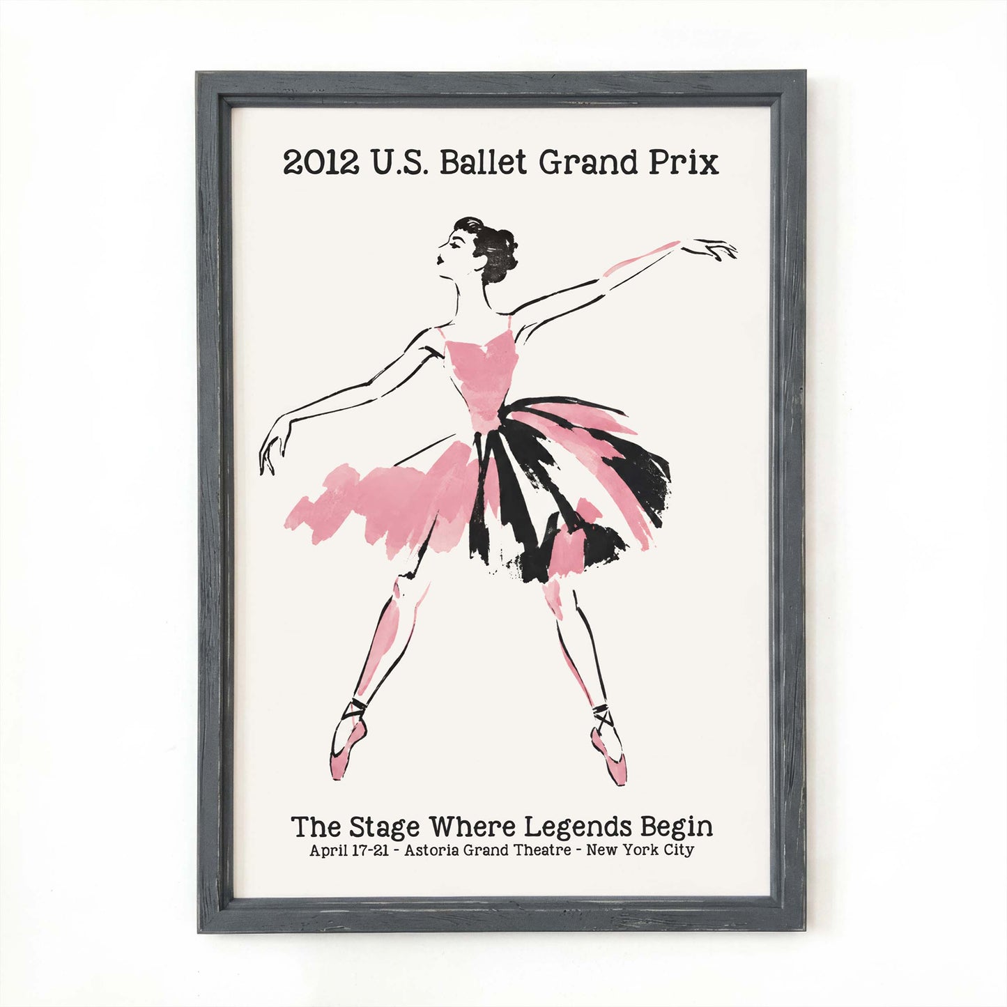 Ballet Grand Prix Poster For Bedroom