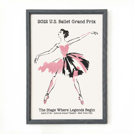 Ballet Grand Prix Poster For Bedroom