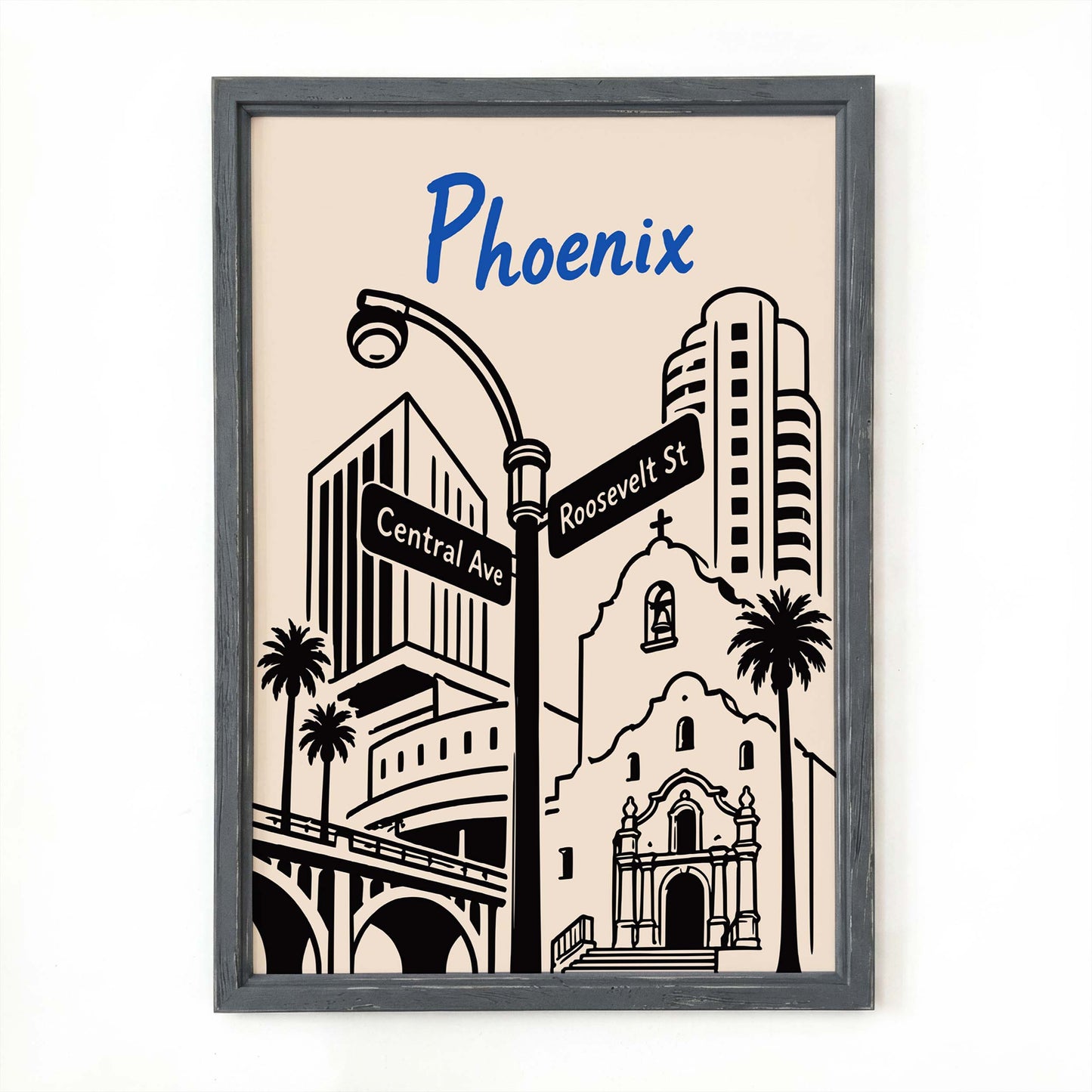 Phoenix Arizona Cityscape Wall Art