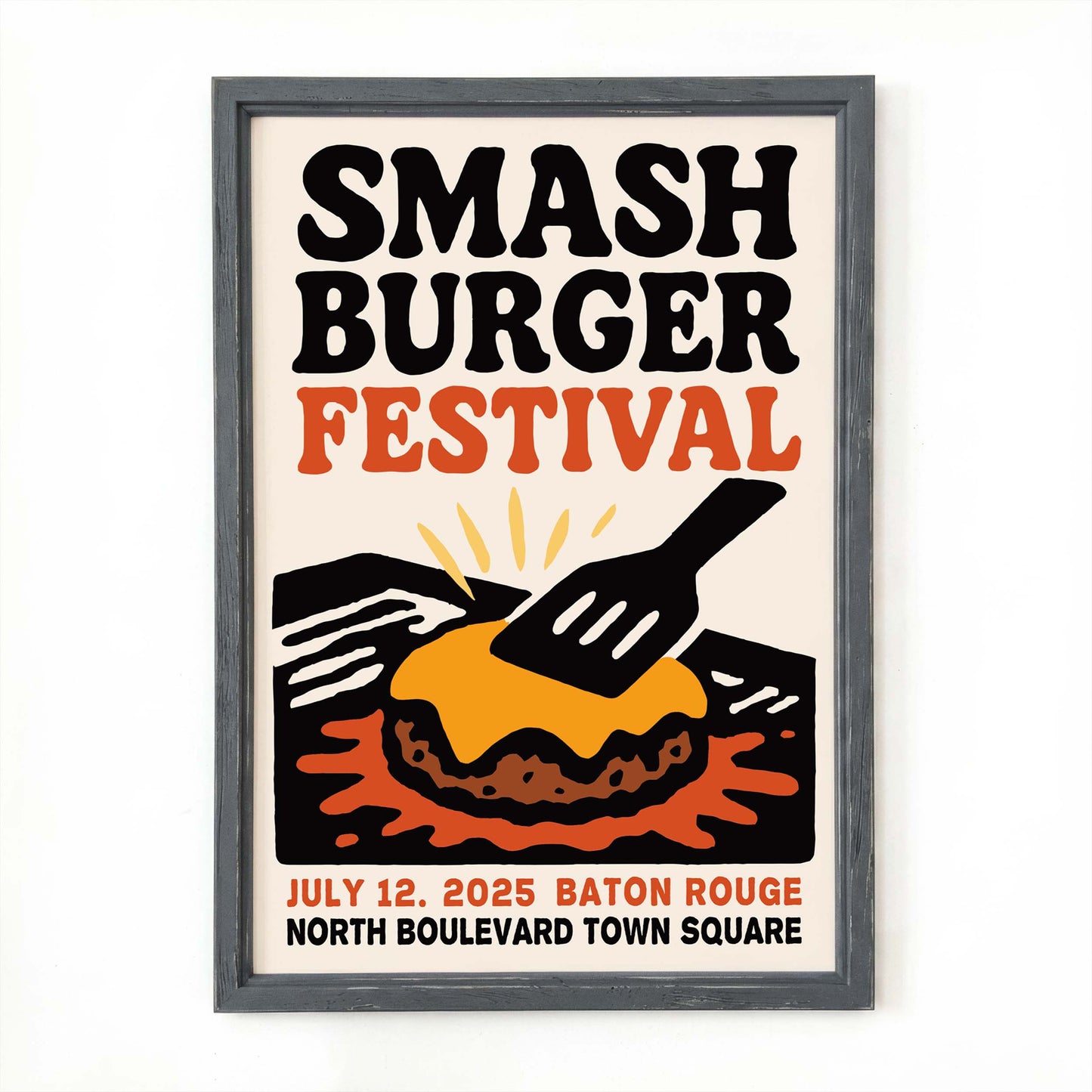 Smash Burger Festival Poster Print