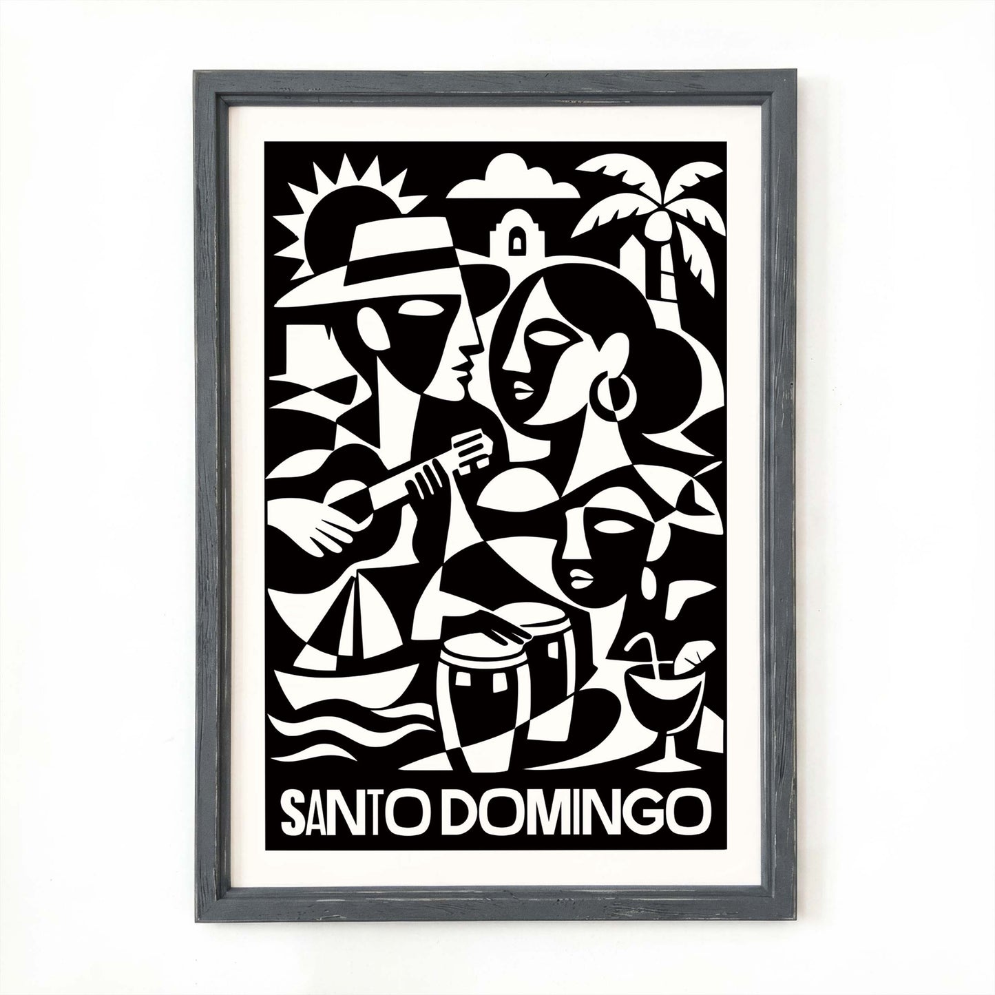 Santo Domingo Travel Poster Wall Art