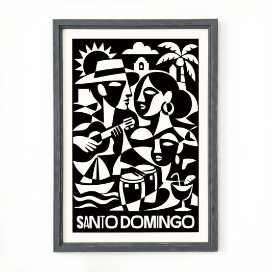 Santo Domingo Travel Poster Wall Art