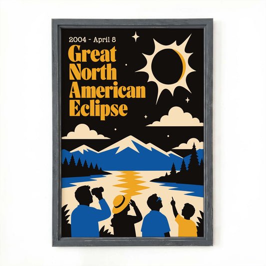 North American Eclipse Art Print