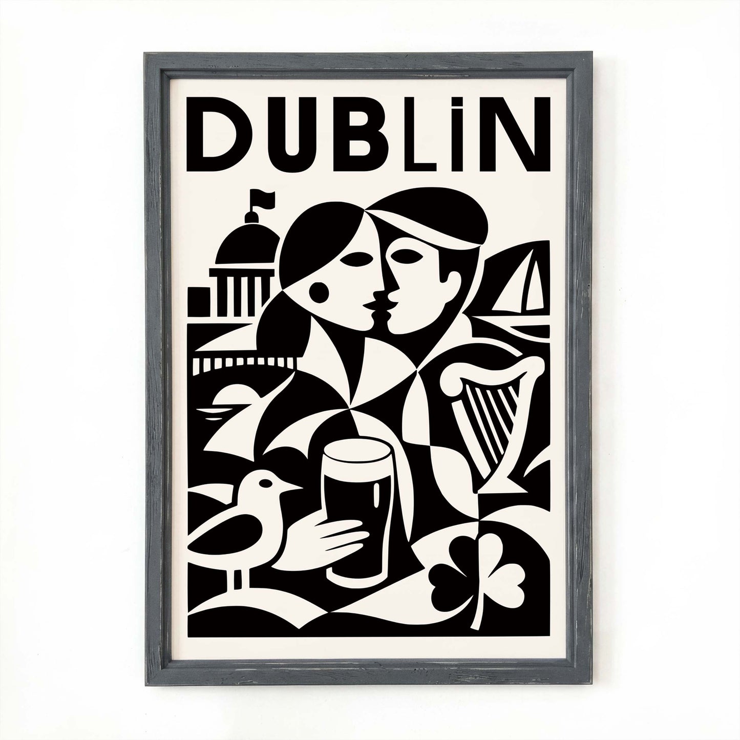Dublin Travel Poster Print
