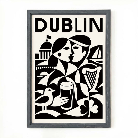Dublin Travel Poster Print