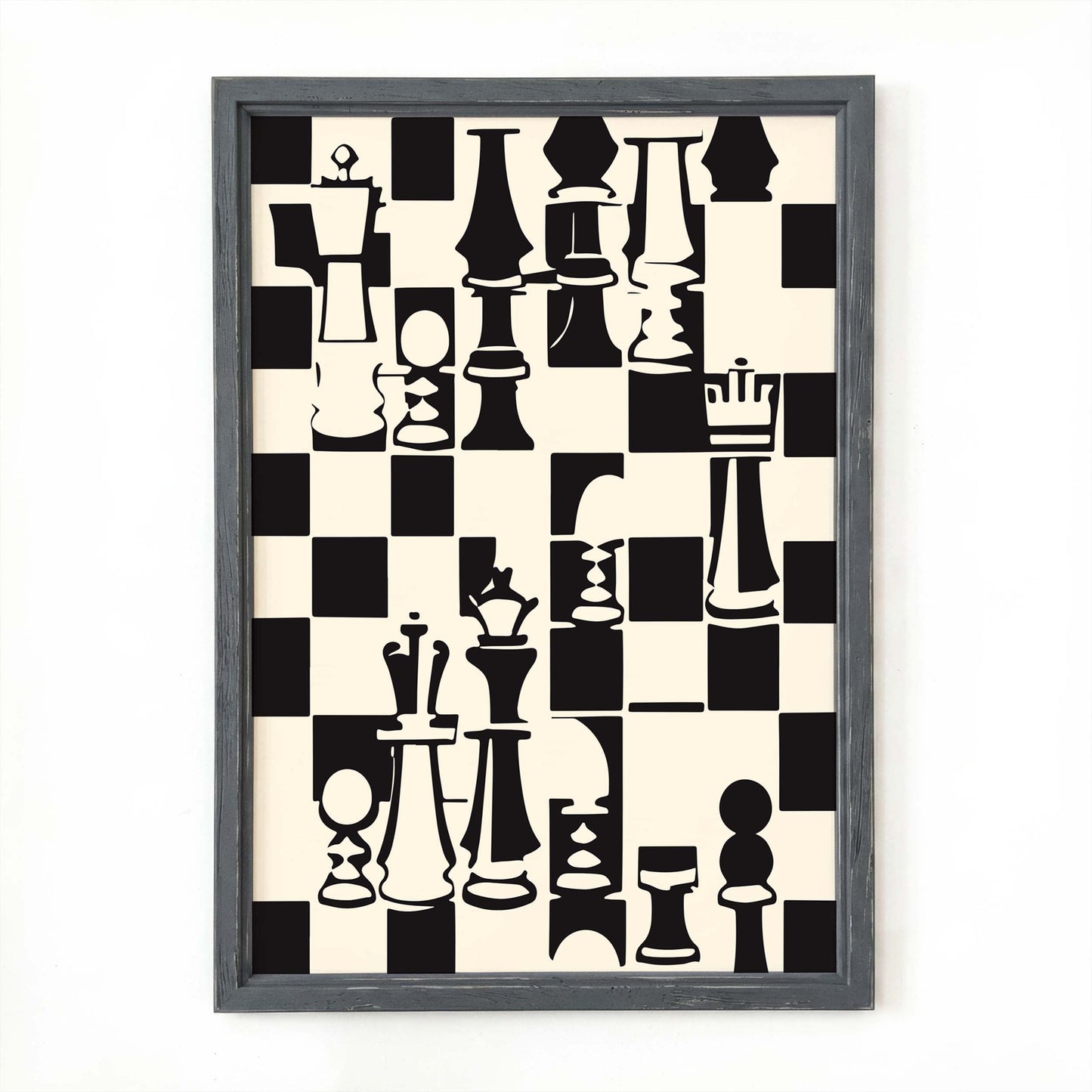 Chess Pieces Wall Print