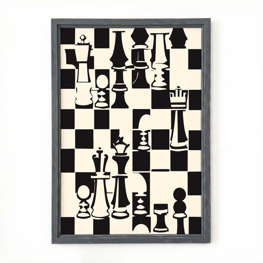 Chess Pieces Wall Print