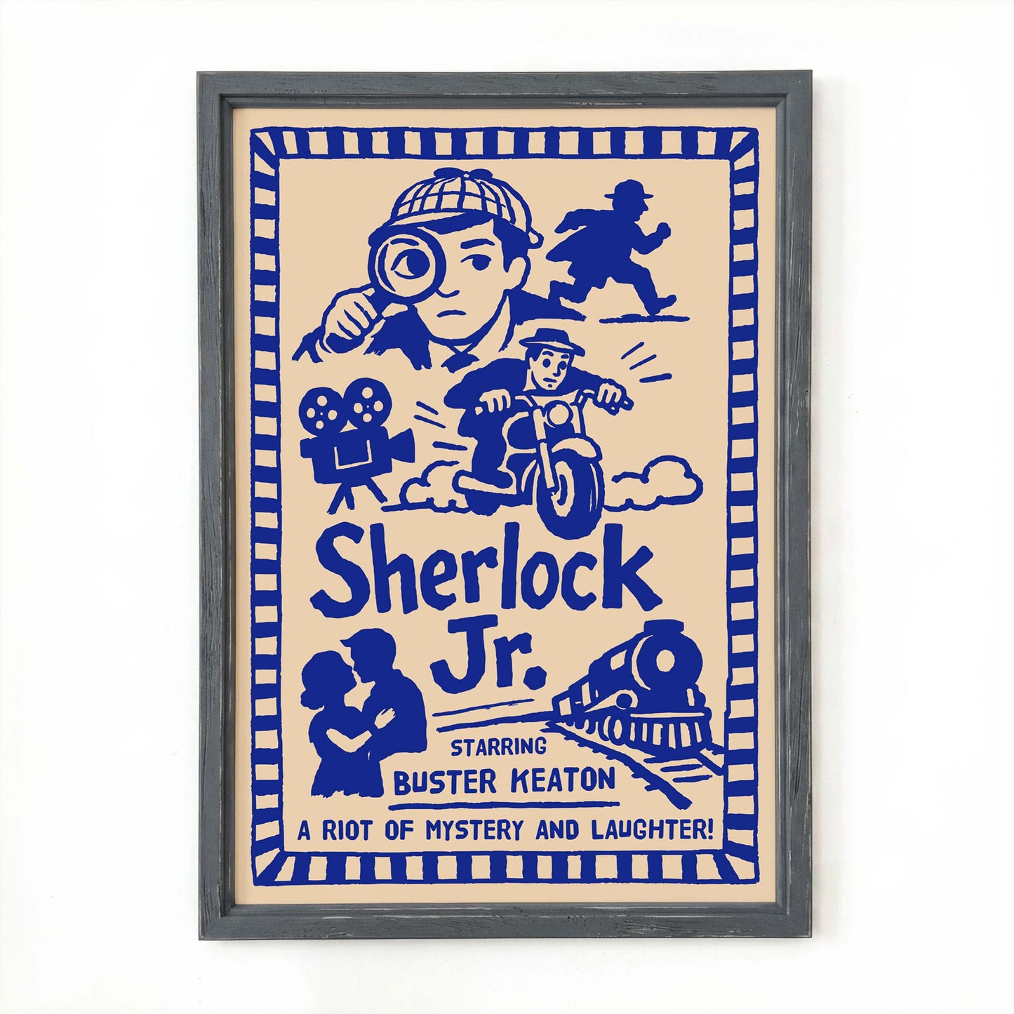 Sherlock Jr Movie Poster Print