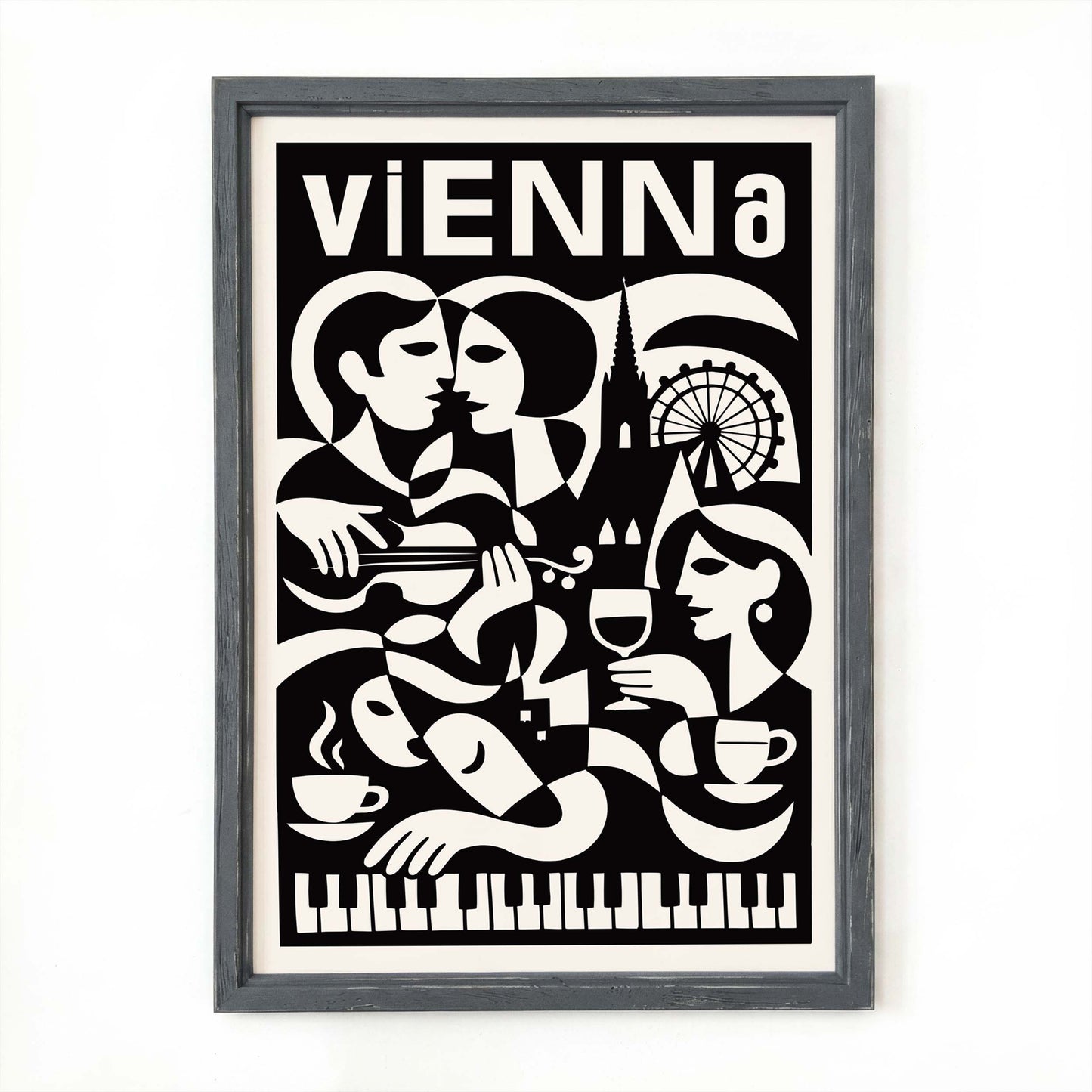 Vienna Travel Poster Print