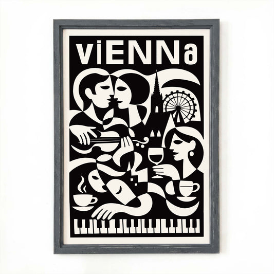 Vienna Travel Poster Print