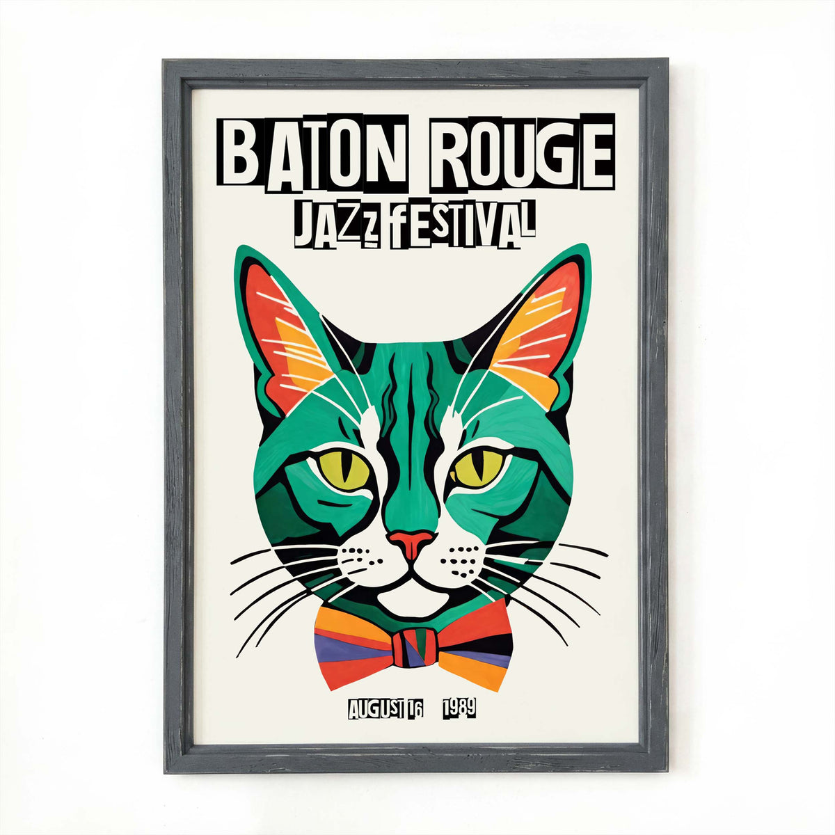Plakat Festiwalu Jazzowego w Baton Rouge