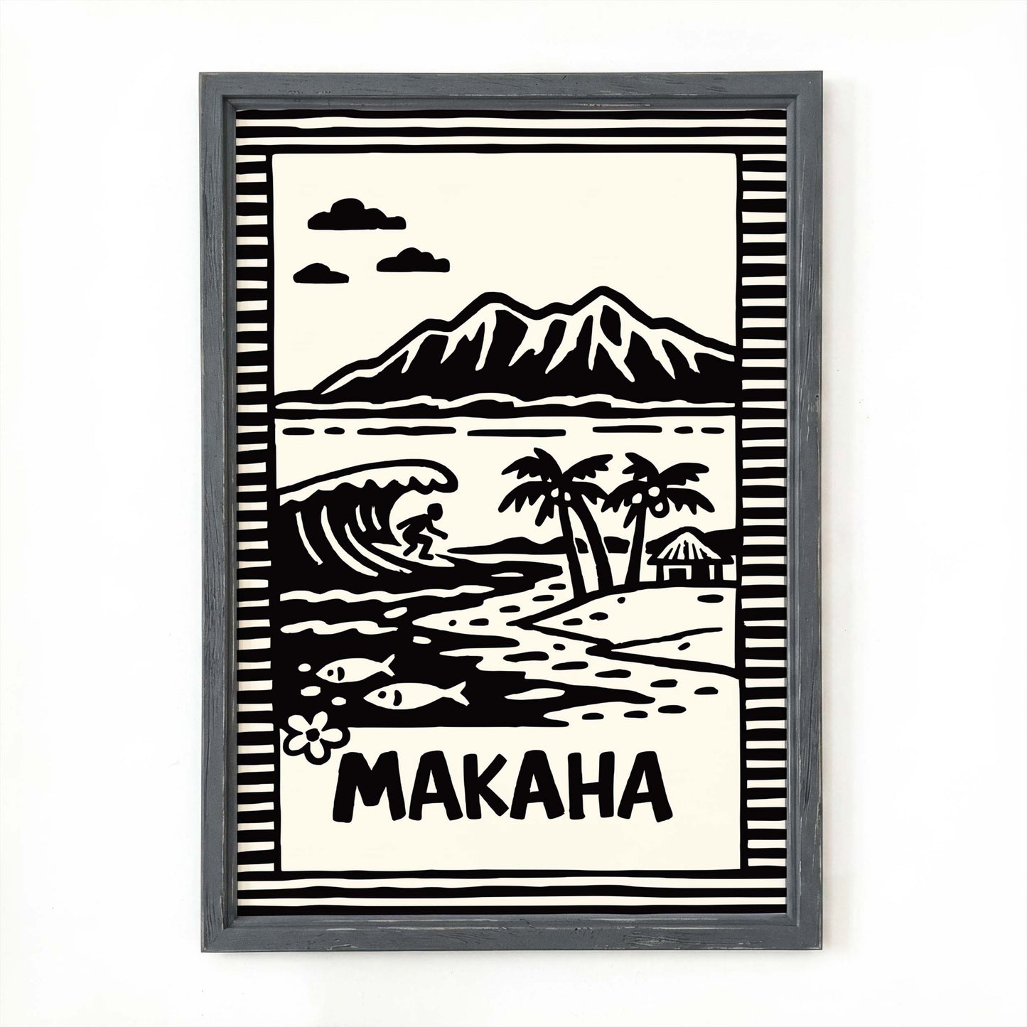 Makaha Hawaii Poster Print