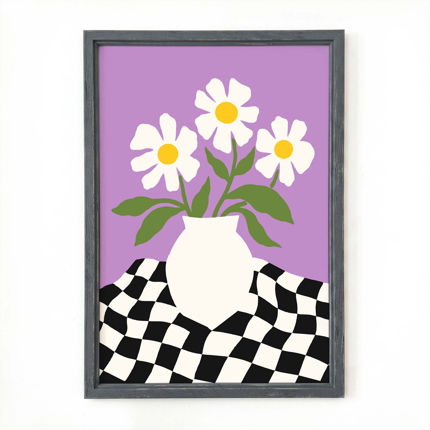 Daisy Floral Poster Wall Art
