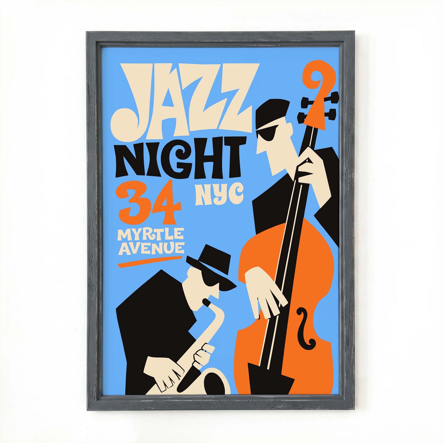 Jazz Night NYC Poster