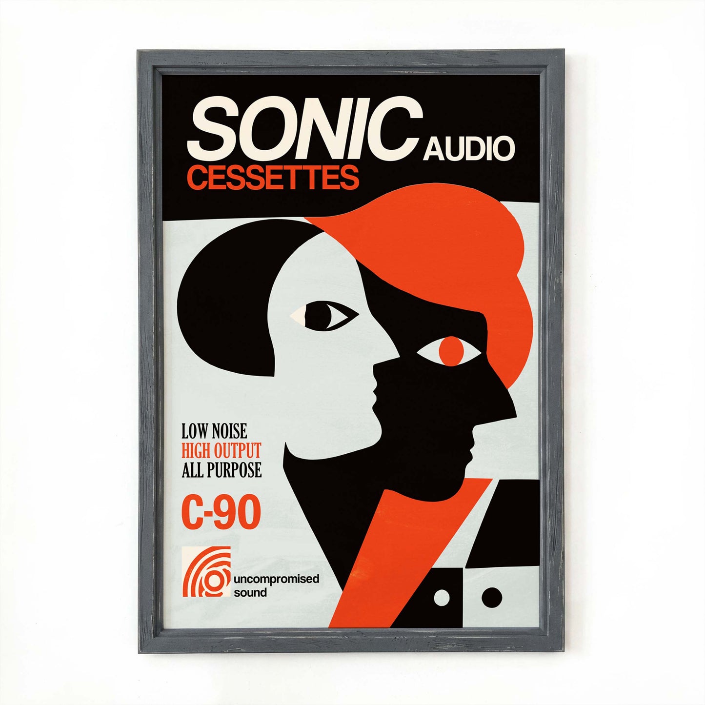 Sonic Audio Cassettes Wall Art