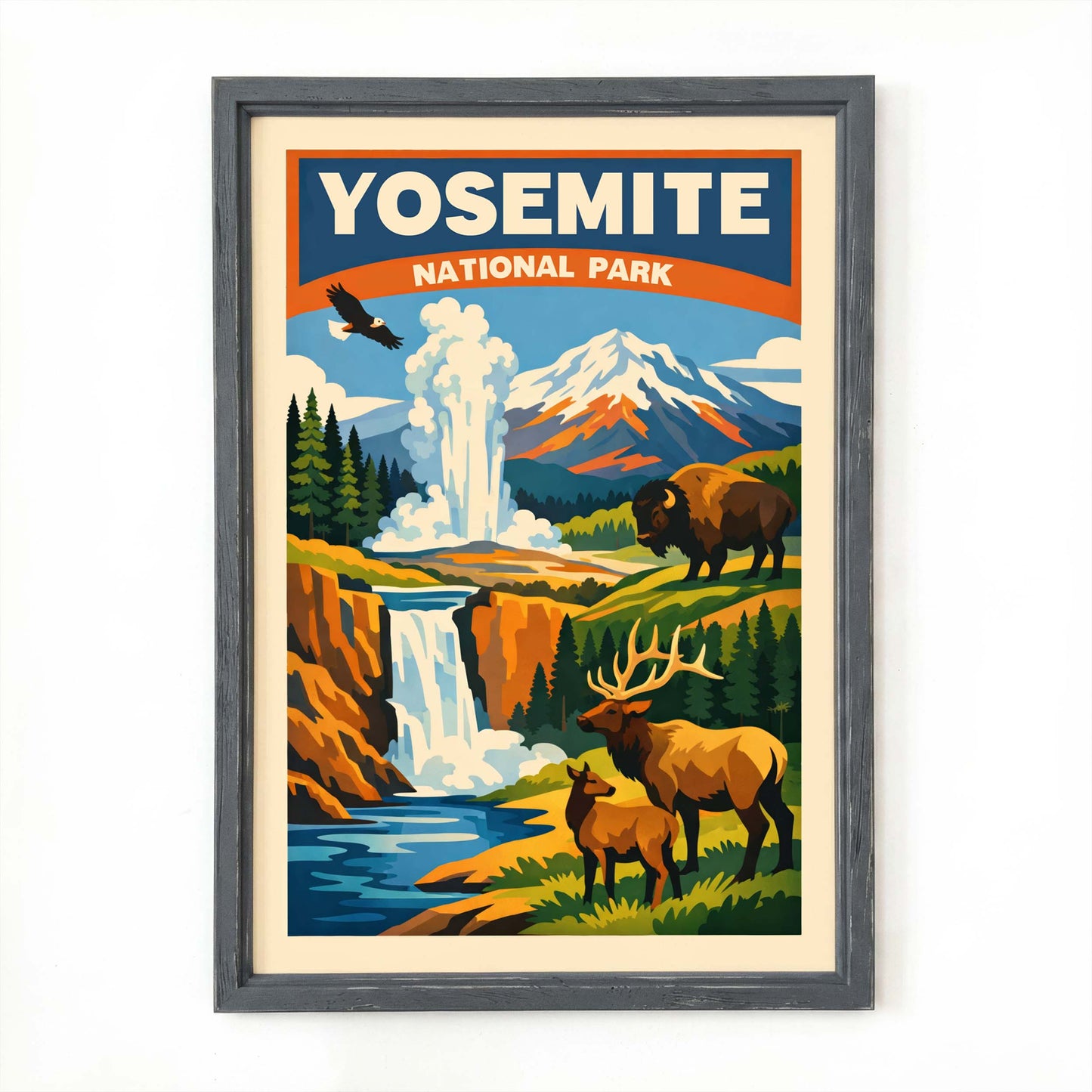 Yosemite National Park Poster Print