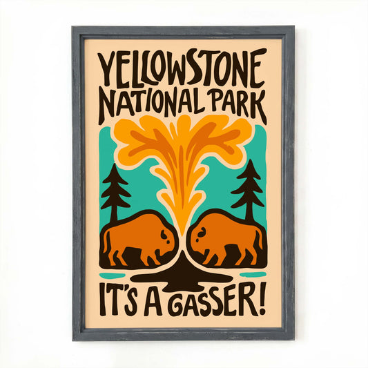 Yellowstone National Park Poster