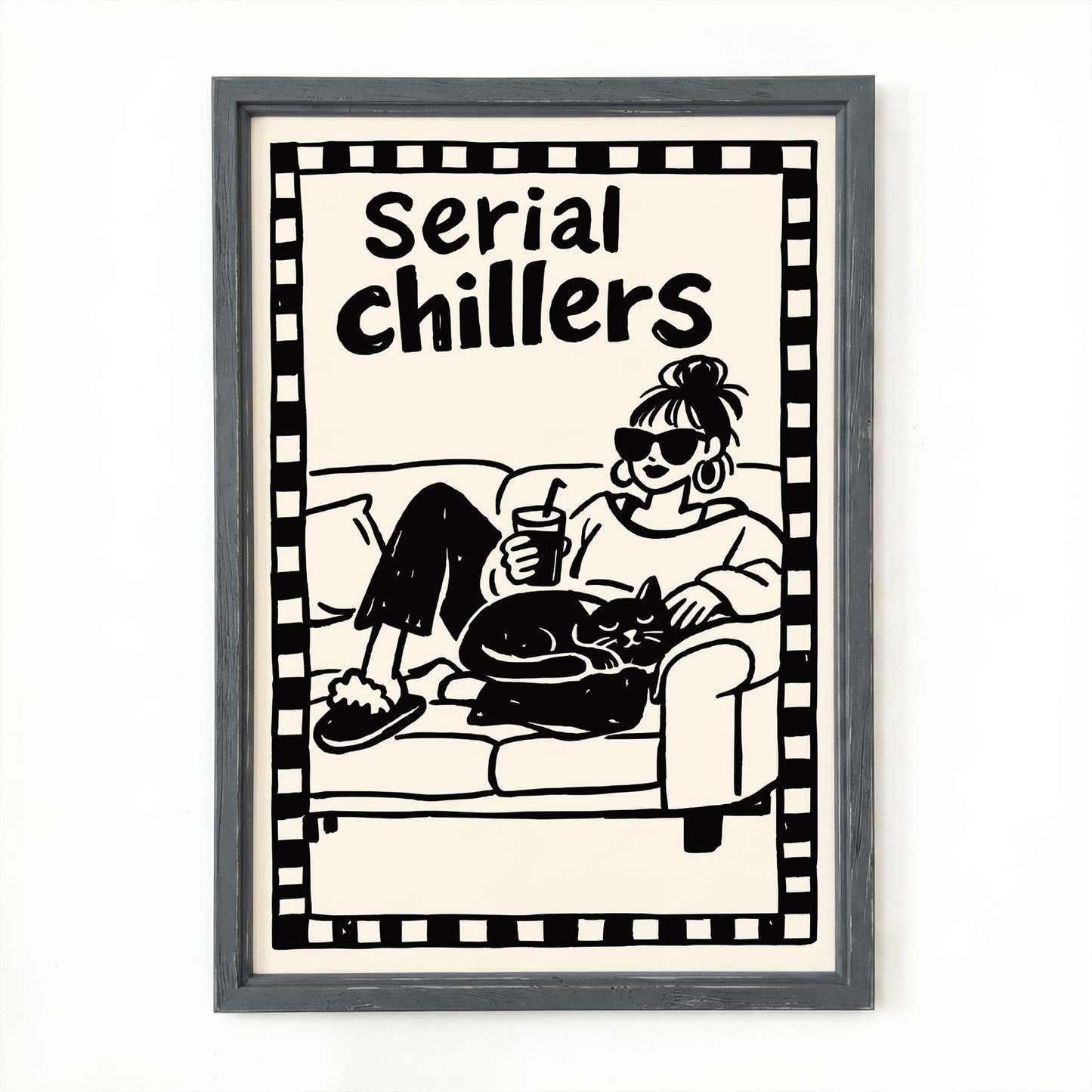 Serial Chillers Cozy Poster