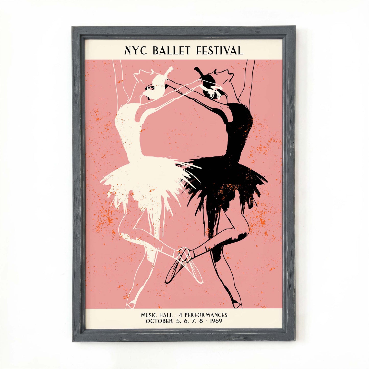 NYC Ballet Festival Poster Print