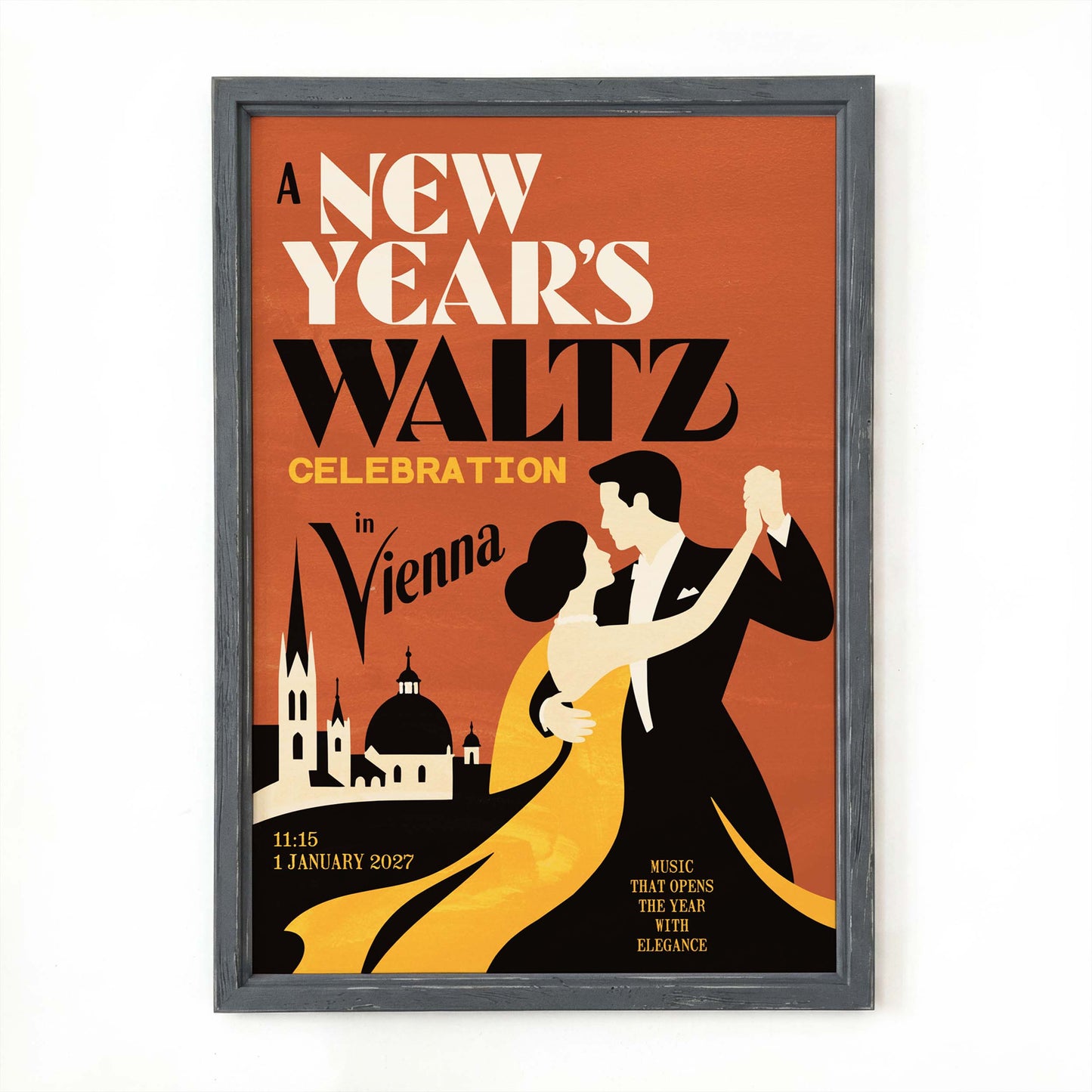 New Years Waltz Vienna Wall Art