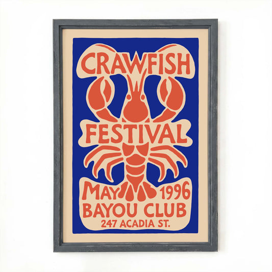 Crawfish Festival Poster Print