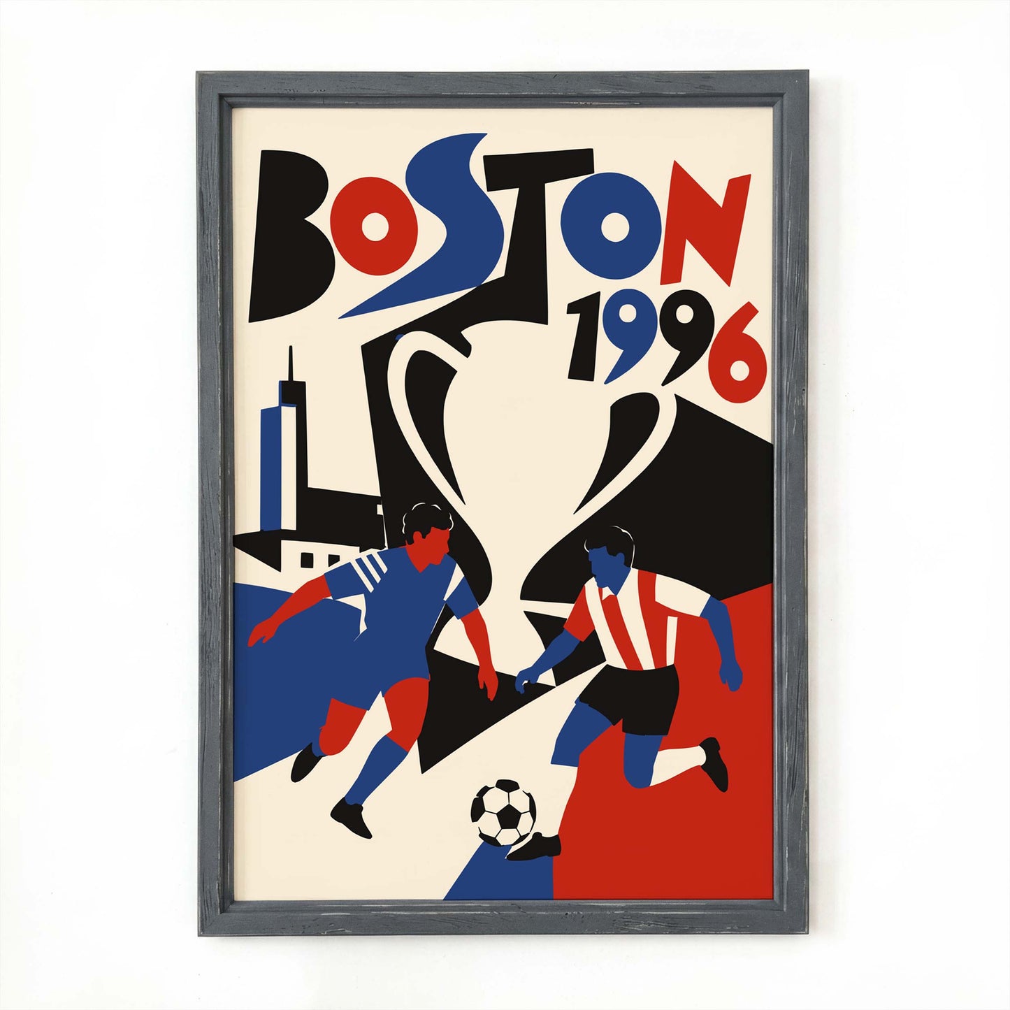 Boston 1996 Soccer Poster