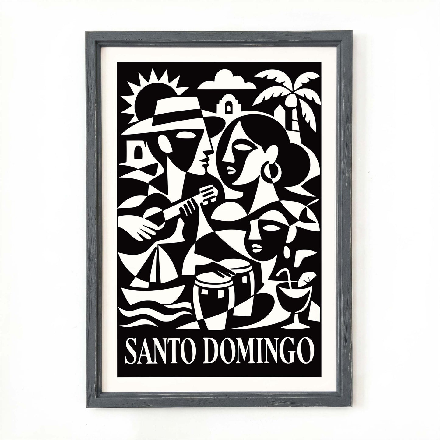 Santo Domingo Travel Poster Print