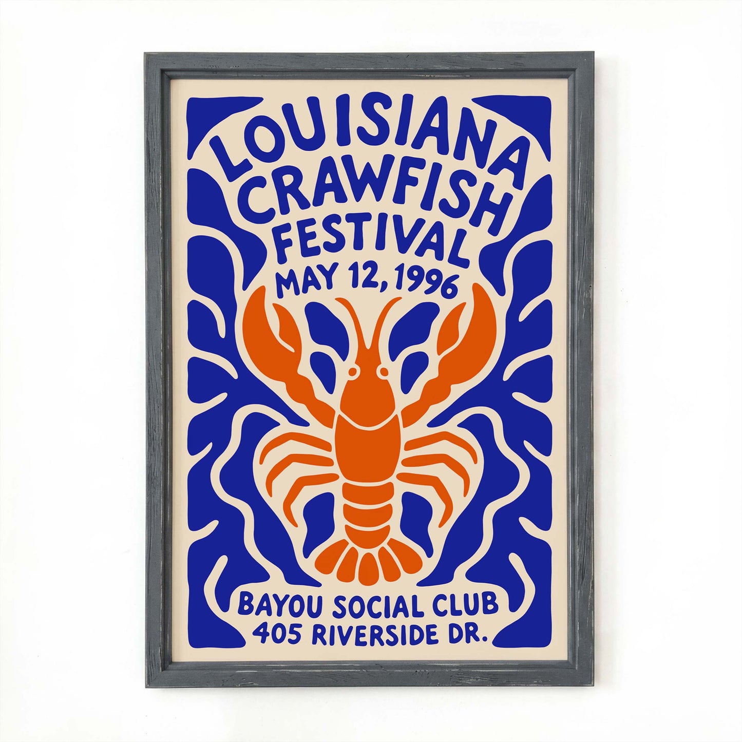 Louisiana Crawfish Festival Poster Print