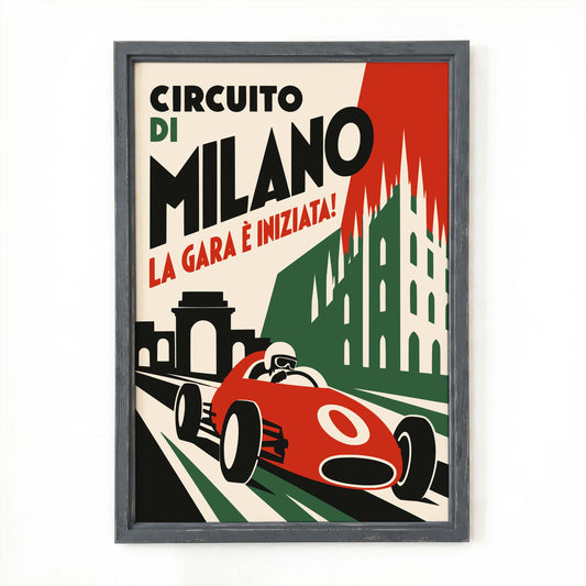 Circuito Di Milano Poster Print