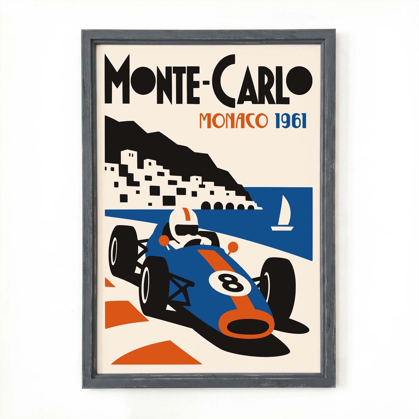 Monaco Racing 1961 Poster