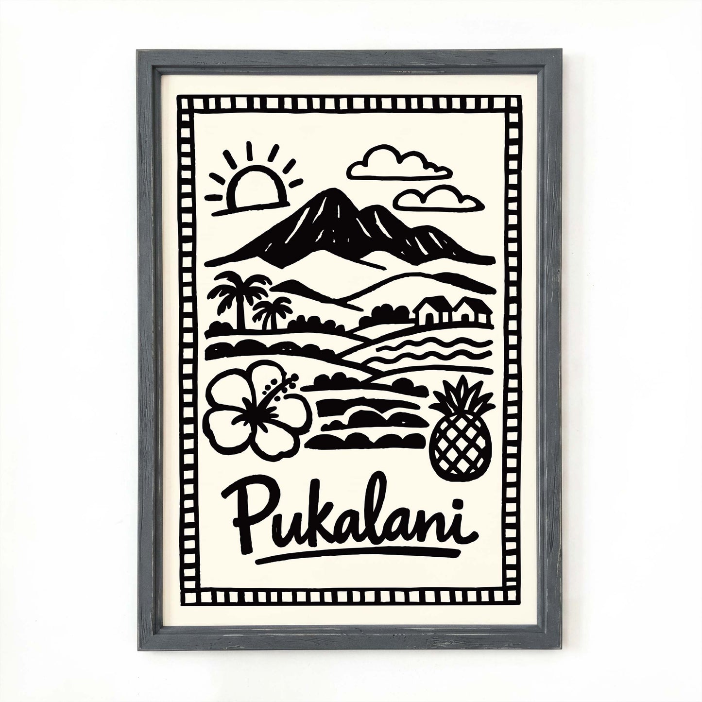 Pukalani Hawaii Poster Print