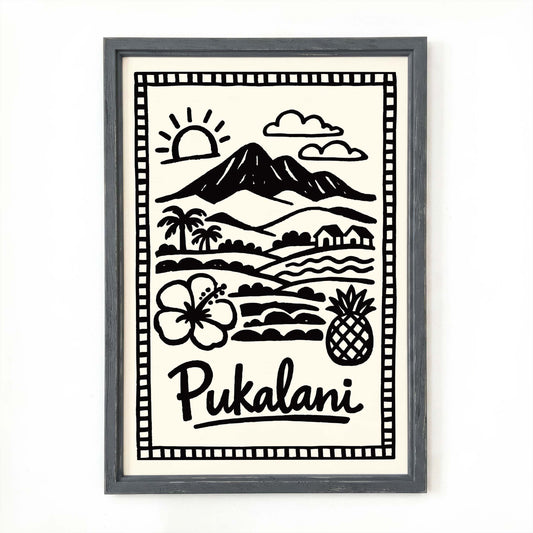 Pukalani Hawaii Poster Print