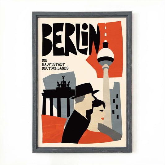 Berlin Travel Poster For Living Room