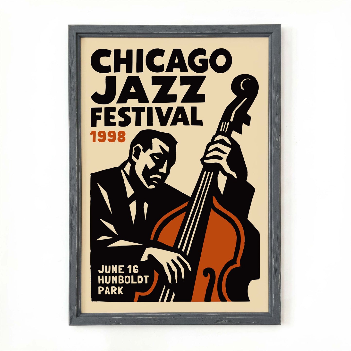 Chicago Jazz Festival Poster Print