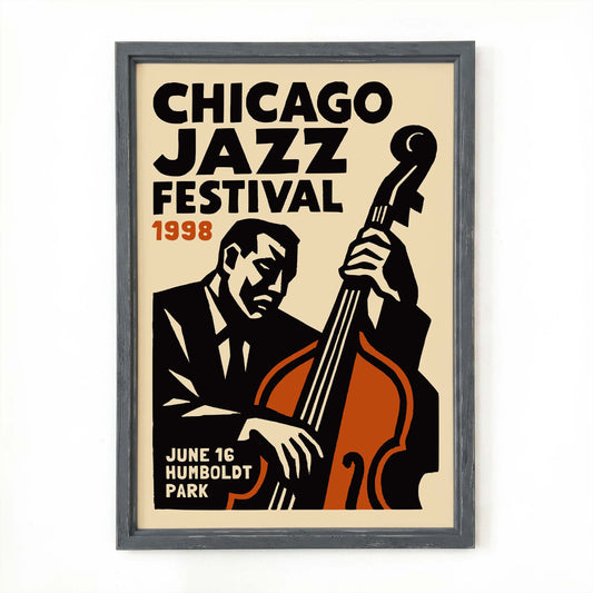 Chicago Jazz Festival Poster Print