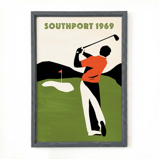 Southport 1969 Golf Poster