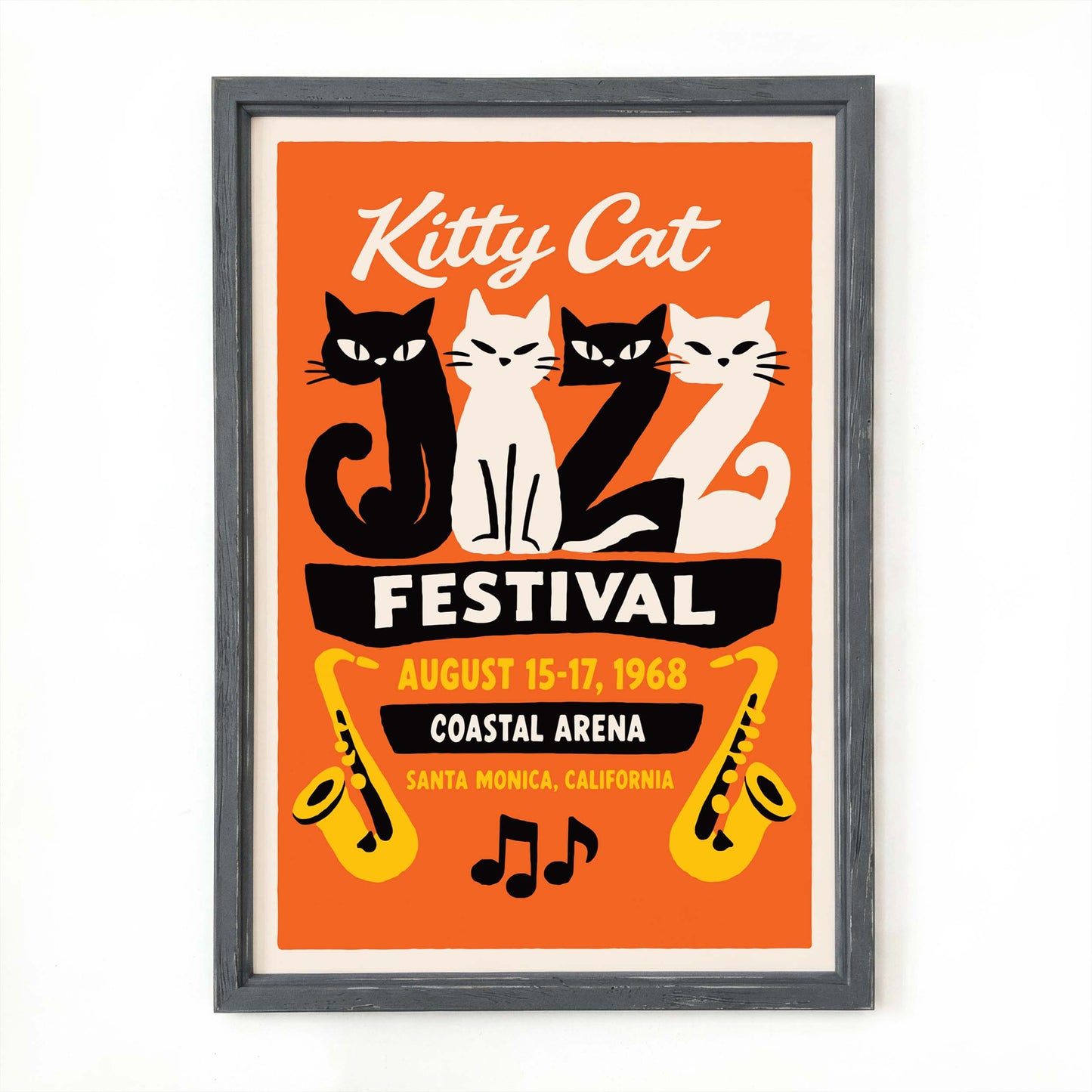 Kitty Cat Jazz Festival Poster